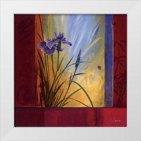 LEsprit Du Printemps White Modern Wood Framed Art Print by Li-Leger, Don