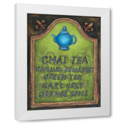 Tea White Modern Wood Framed Art Print by Rafuse, Will