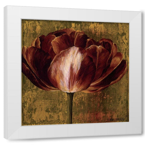 Full of Life I White Modern Wood Framed Art Print by Thompson, Linda