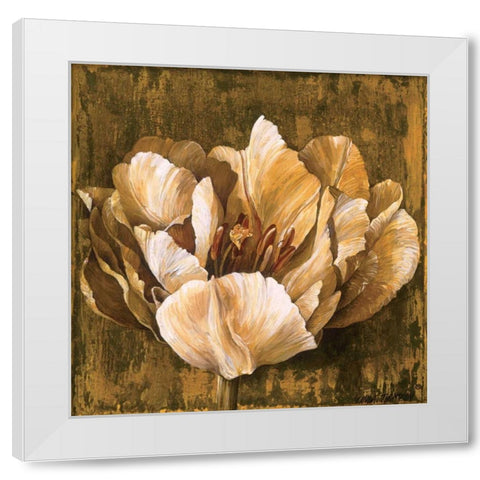Full of Life II White Modern Wood Framed Art Print by Thompson, Linda