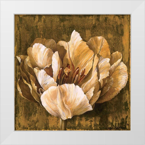 Full of Life II White Modern Wood Framed Art Print by Thompson, Linda