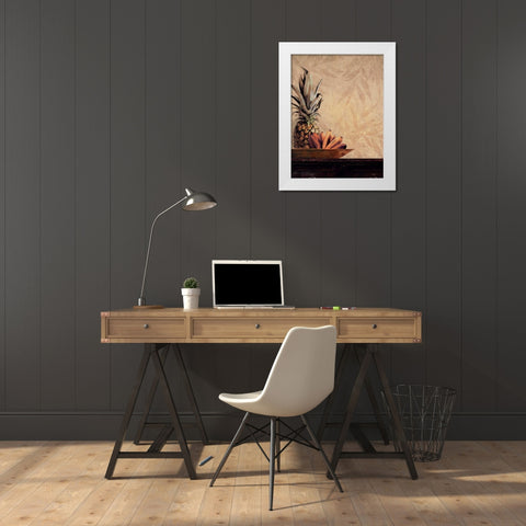 Plantation I White Modern Wood Framed Art Print by Venter, Tandi