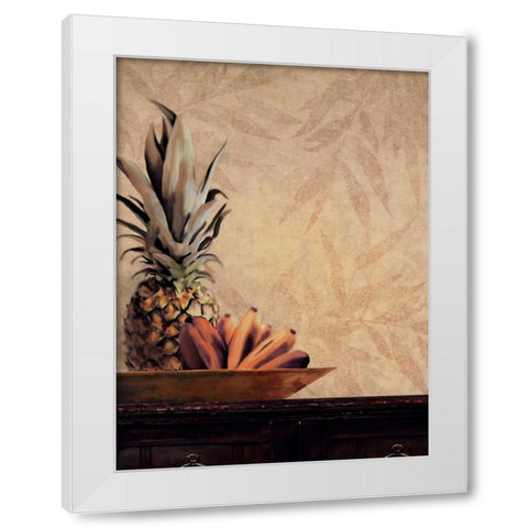 Plantation I White Modern Wood Framed Art Print by Venter, Tandi