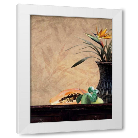 Plantation II White Modern Wood Framed Art Print by Venter, Tandi