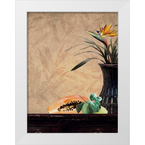 Plantation II White Modern Wood Framed Art Print by Venter, Tandi