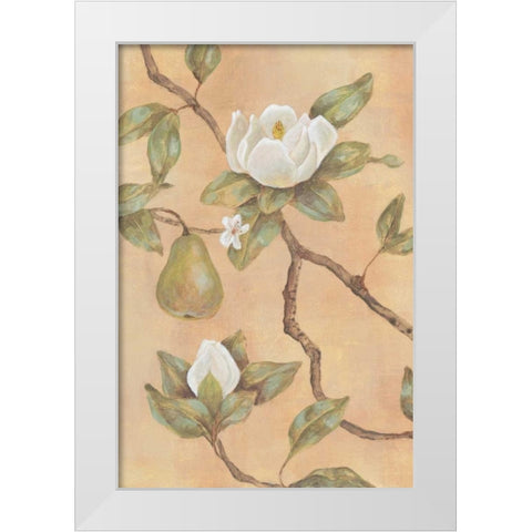 Southern Charm I White Modern Wood Framed Art Print by Nocito, James