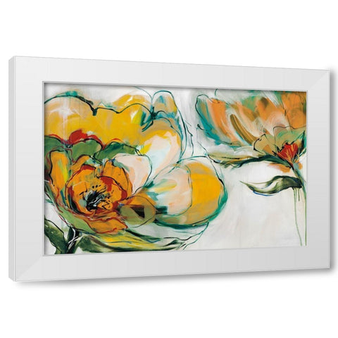 Bloomed III White Modern Wood Framed Art Print by Fitsimmons, A.