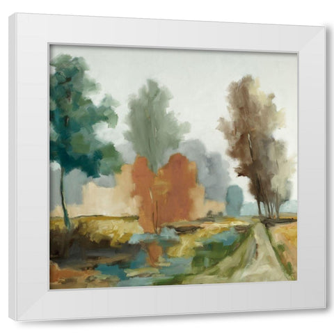 Off the Beaten Path White Modern Wood Framed Art Print by Ellens, Jacqueline