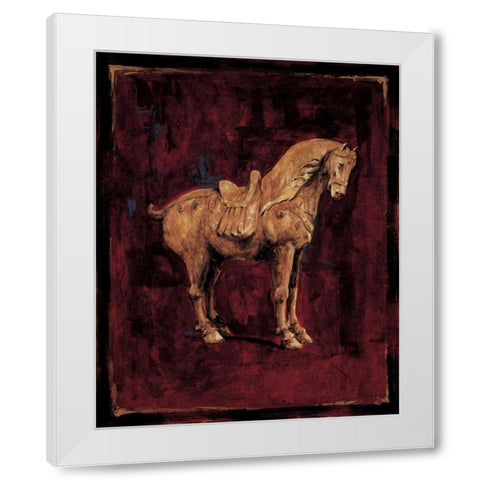 Dynasty No. 1 White Modern Wood Framed Art Print by Panossian, Paul