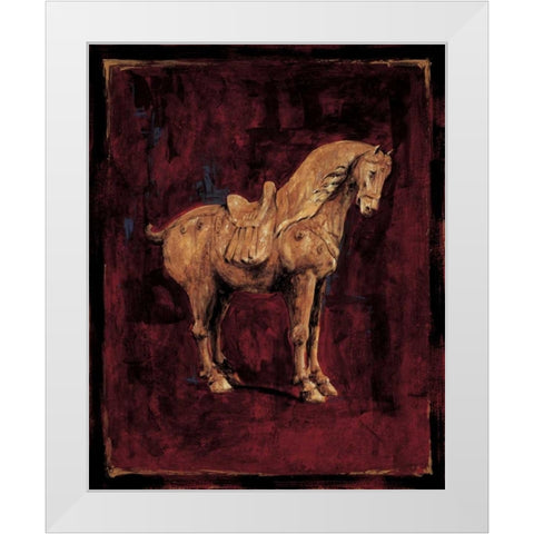Dynasty No. 1 White Modern Wood Framed Art Print by Panossian, Paul