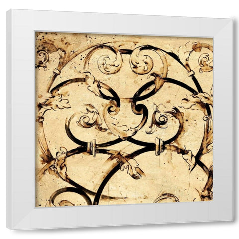 Classical Style-B White Modern Wood Framed Art Print by Panossian, Paul