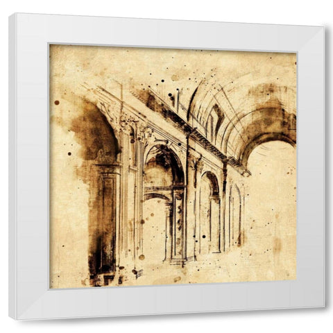 Classical Style-F White Modern Wood Framed Art Print by Panossian, Paul