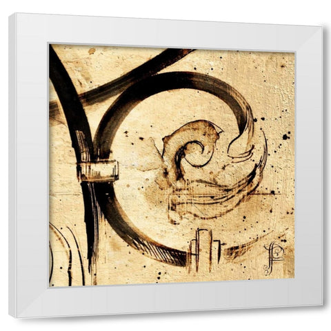 Classical Style-I White Modern Wood Framed Art Print by Panossian, Paul