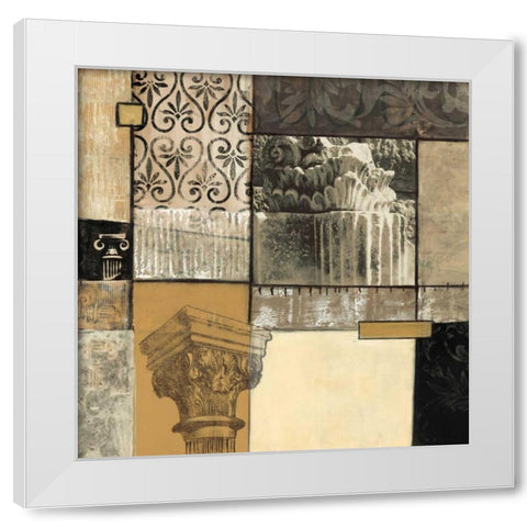 Classical Ruins II White Modern Wood Framed Art Print by Tunick, Connie