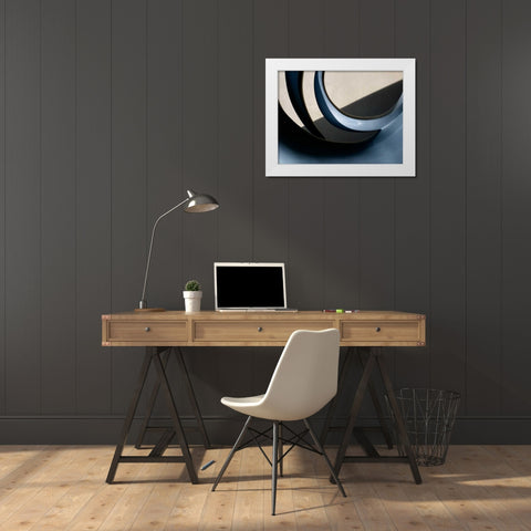Architectural Curve III White Modern Wood Framed Art Print by Christensen, Jim