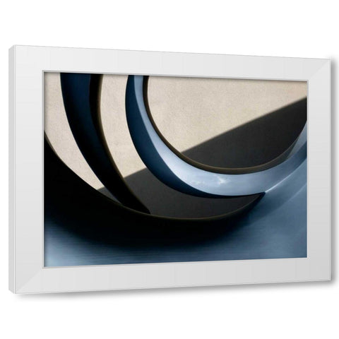 Architectural Curve III White Modern Wood Framed Art Print by Christensen, Jim