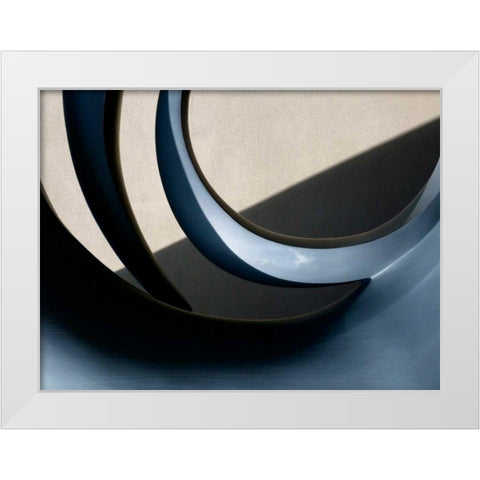 Architectural Curve III White Modern Wood Framed Art Print by Christensen, Jim