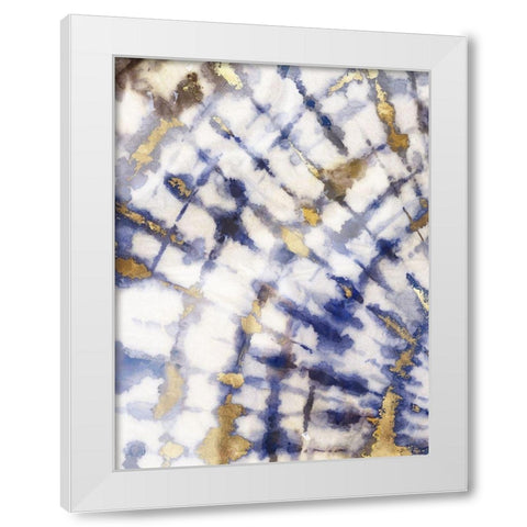 Tye Dye I White Modern Wood Framed Art Print by Watts, Eva