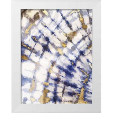 Tye Dye I White Modern Wood Framed Art Print by Watts, Eva