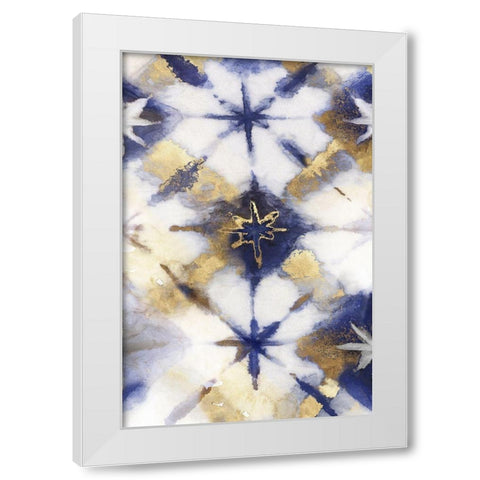 Tye Dye IV White Modern Wood Framed Art Print by Watts, Eva