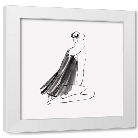 Leanna I White Modern Wood Framed Art Print by Watts, Eva