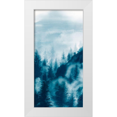 Foggy Dew II White Modern Wood Framed Art Print by Watts, Eva