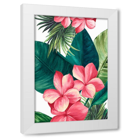 Edens Garden White Modern Wood Framed Art Print by Watts, Eva
