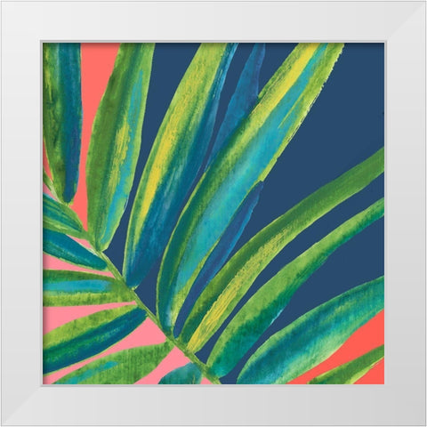 Smoldering Haze White Modern Wood Framed Art Print by Watts, Eva
