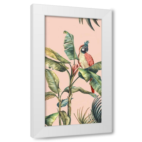Tropicano II White Modern Wood Framed Art Print by Watts, Eva