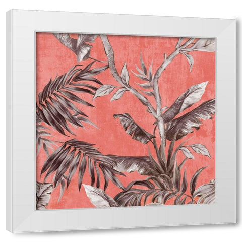 Book of Palms II White Modern Wood Framed Art Print by Watts, Eva