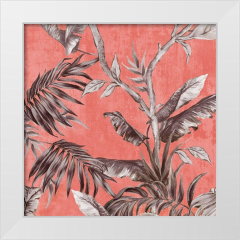 Book of Palms II White Modern Wood Framed Art Print by Watts, Eva
