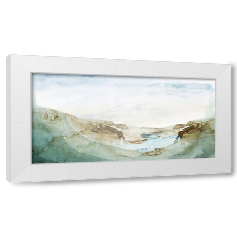 Serene Awakening I White Modern Wood Framed Art Print by Watts, Eva