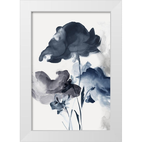 Azura Bouquet II White Modern Wood Framed Art Print by Watts, Eva