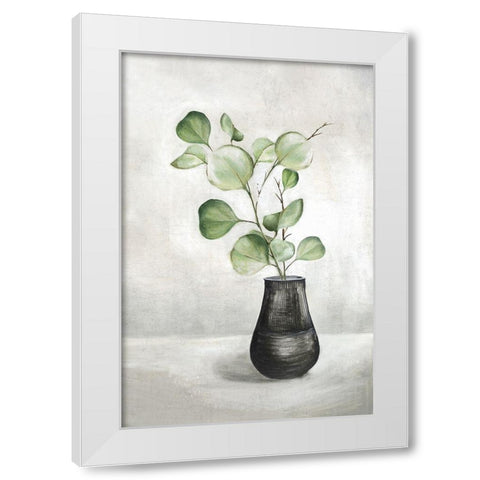 Quiet Zen I White Modern Wood Framed Art Print by Watts, Eva