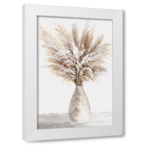 Pompette II White Modern Wood Framed Art Print by Watts, Eva