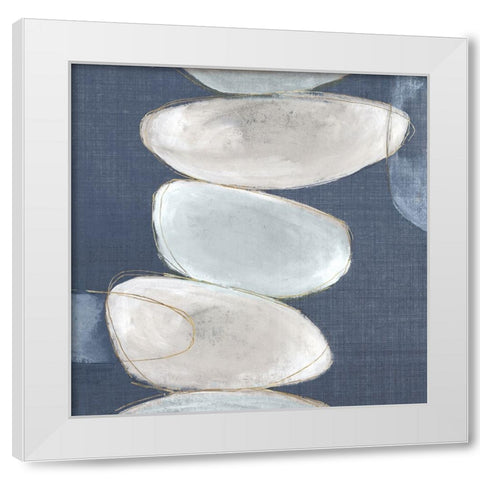 Inuk Shuk I Blue Version White Modern Wood Framed Art Print by Watts, Eva