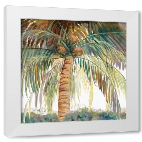 Tropics I White Modern Wood Framed Art Print by Joy, Julie