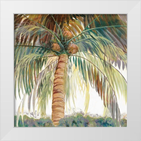 Tropics I White Modern Wood Framed Art Print by Joy, Julie