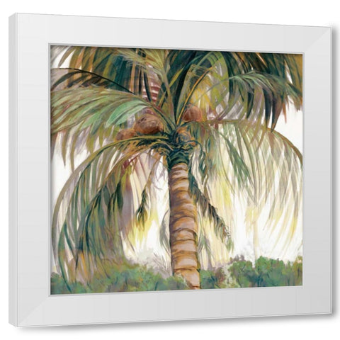 Tropics II White Modern Wood Framed Art Print by Joy, Julie