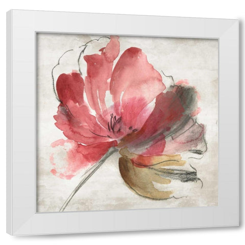 Mary I White Modern Wood Framed Art Print by Jensen, Asia