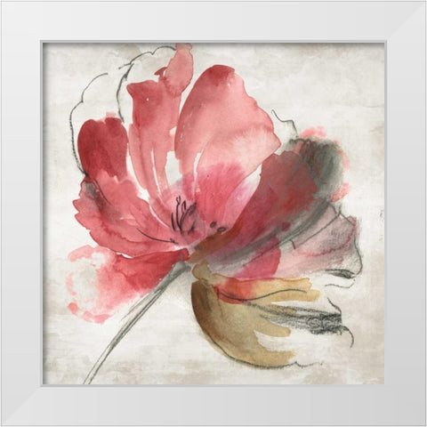 Mary I White Modern Wood Framed Art Print by Jensen, Asia