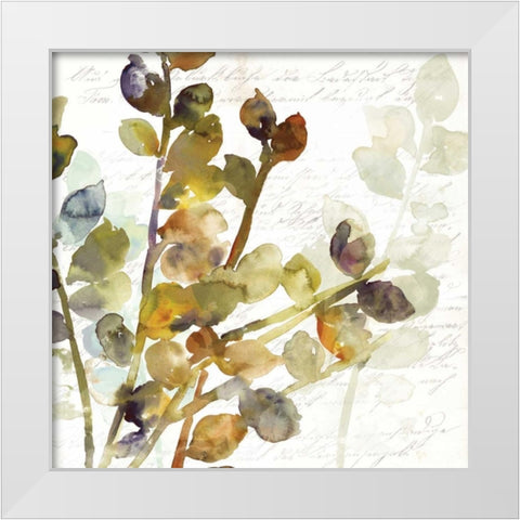 Solarium I White Modern Wood Framed Art Print by Jensen, Asia