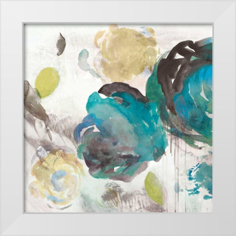 Seasons I White Modern Wood Framed Art Print by Jensen, Asia