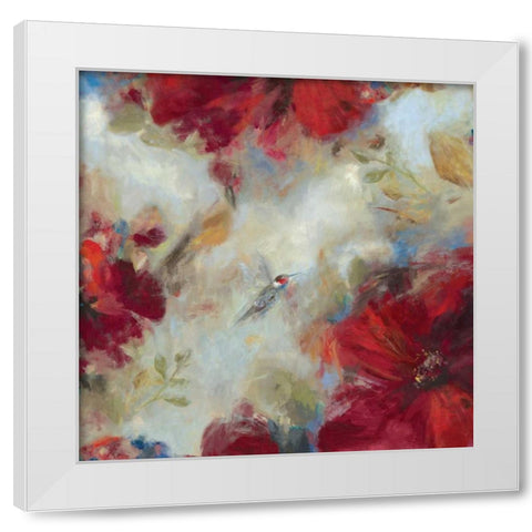 Hummingbird I White Modern Wood Framed Art Print by Jensen, Asia