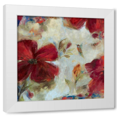 Hummingbird II White Modern Wood Framed Art Print by Jensen, Asia