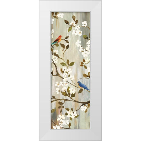 Bloom I White Modern Wood Framed Art Print by Jensen, Asia