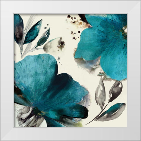 Summer Caress II White Modern Wood Framed Art Print by Jensen, Asia