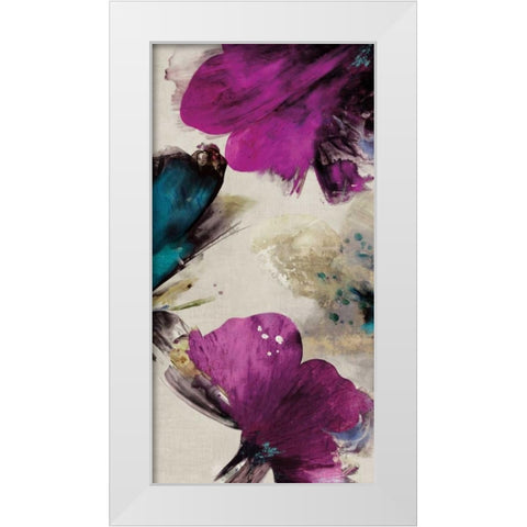Midsummer Blooms II White Modern Wood Framed Art Print by Jensen, Asia