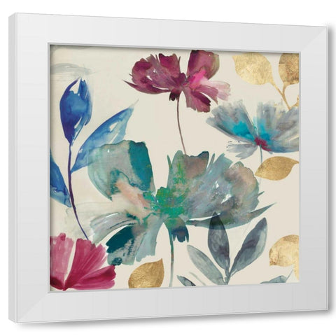 Cascade I White Modern Wood Framed Art Print by Jensen, Asia