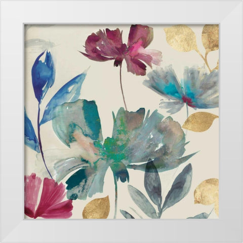 Cascade I White Modern Wood Framed Art Print by Jensen, Asia